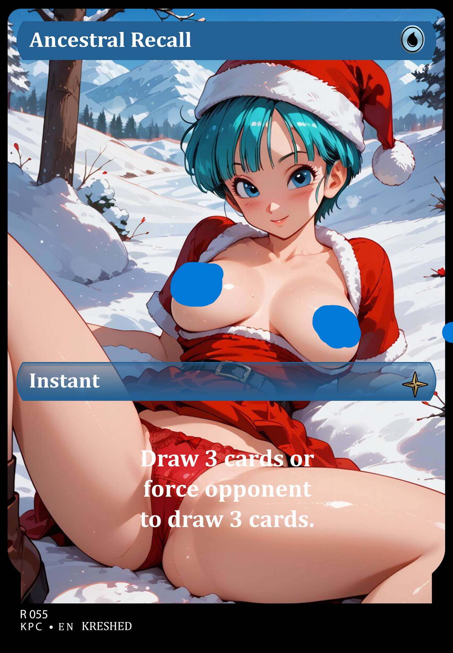 The Waifu Christmas singles - Ancestrall Recall Foil Sexy