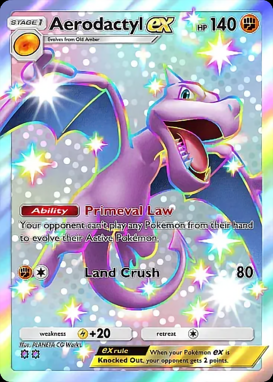 Aerodactyl ex Extradimensional Crisis (A3a) pocket app tcg proxy Pokemon card Holo