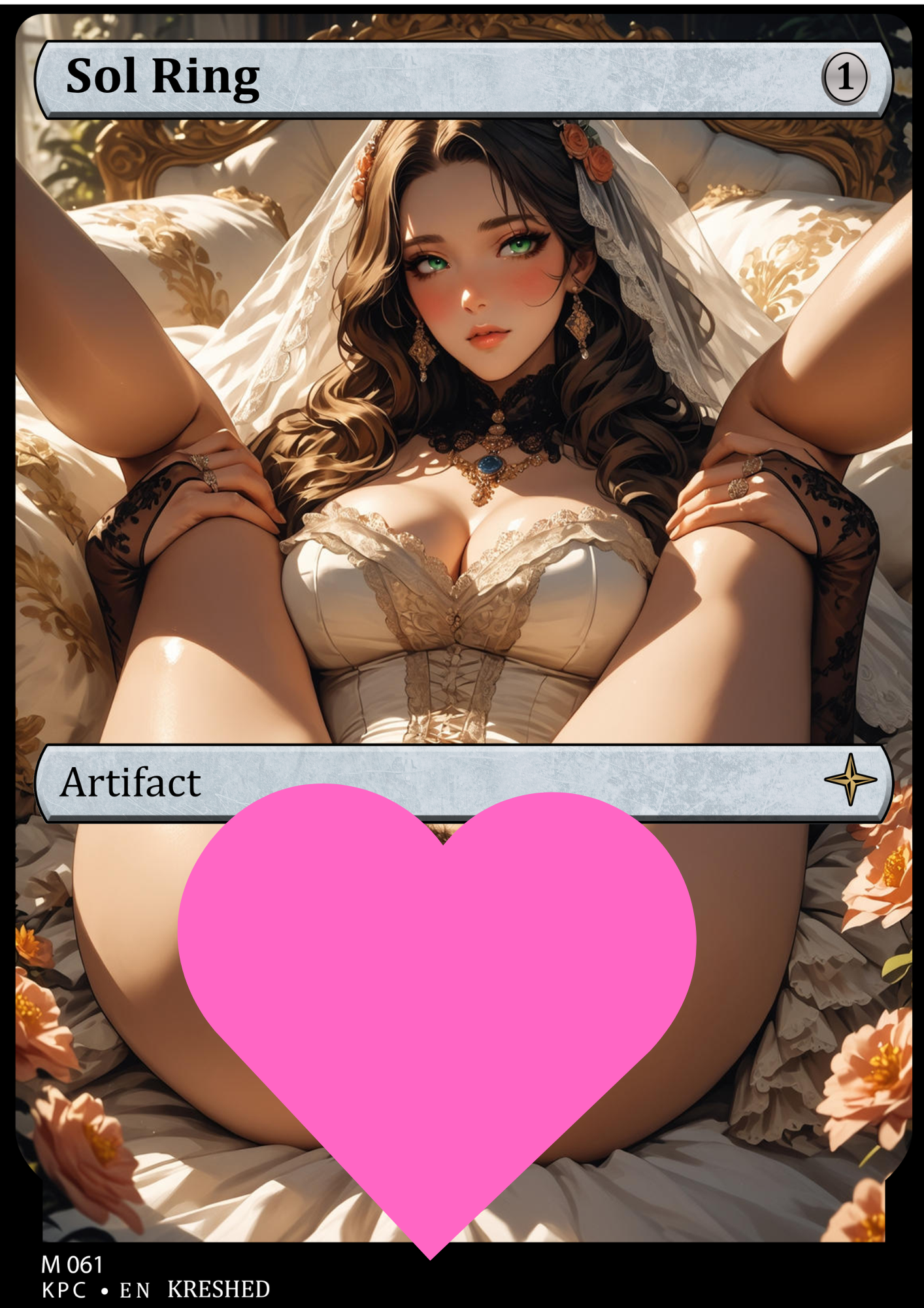 Sol Ring, NSFW Waifu MTG Foil Proxy
