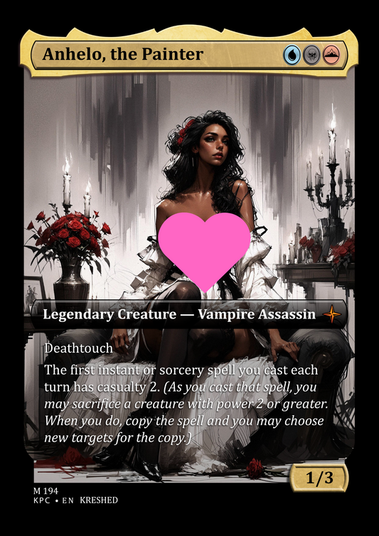 Anhelo, the Painter -  NSFW Waifu MTG Foil Proxy