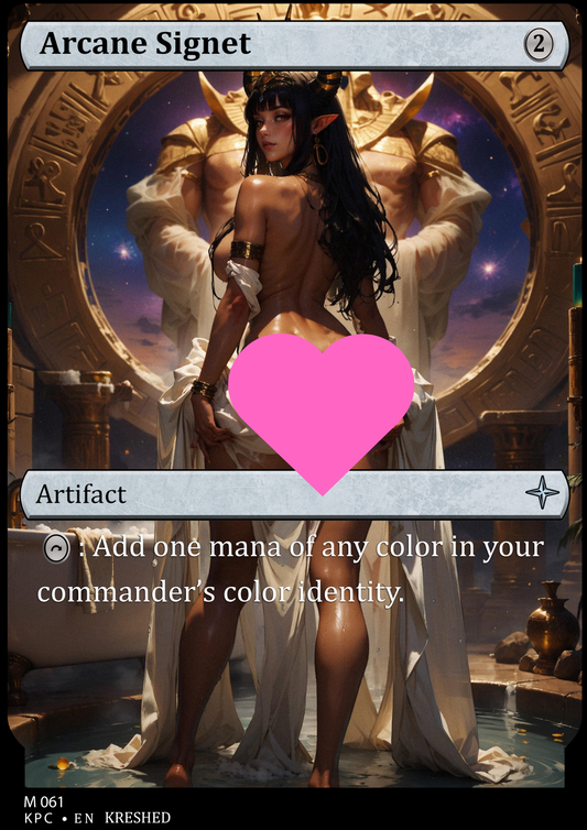 Arcane Signet -  NSFW Waifu MTG Foil Proxy