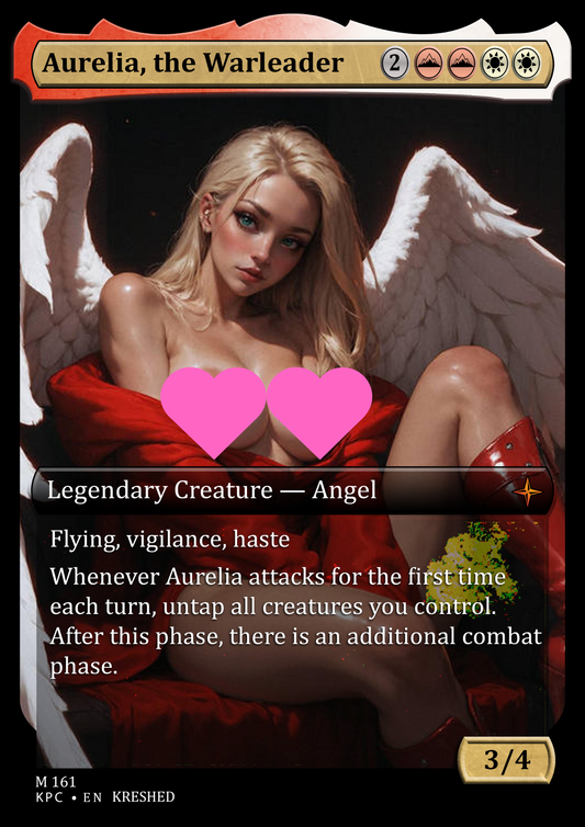 Aurelia, the Warleader -  NSFW Waifu MTG Foil Proxy