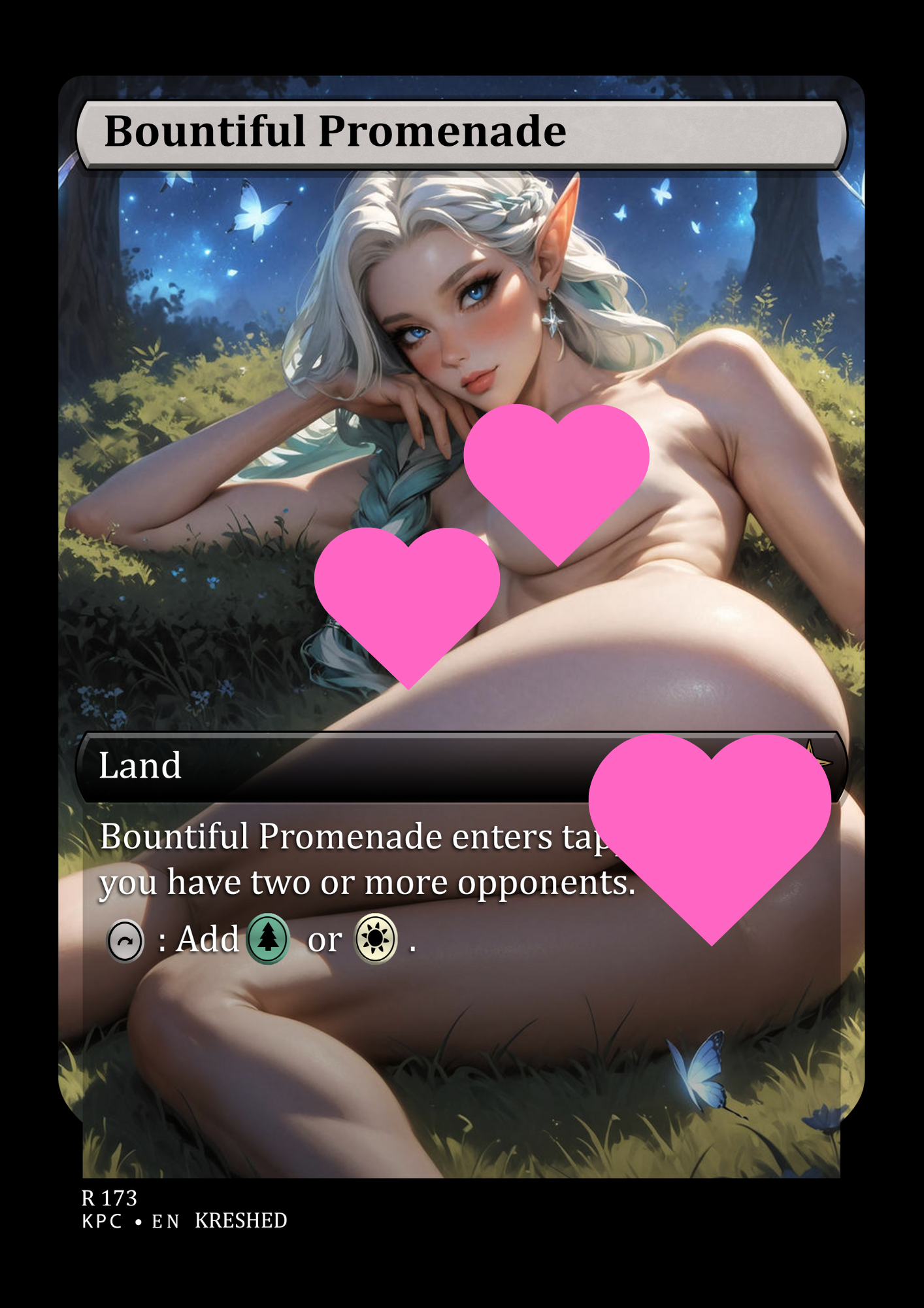 Bountiful Promenade - NSFW Waifu MTG Foil Proxy