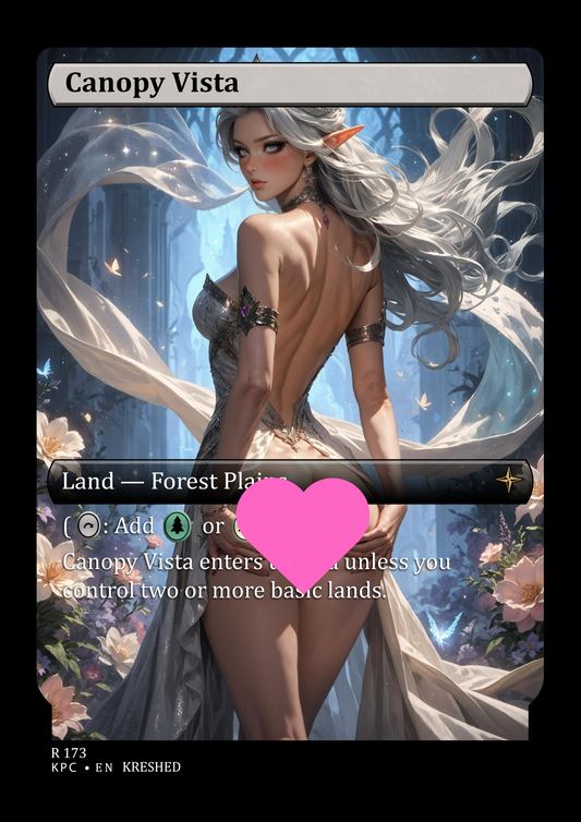 Canopy Vista - NSFW Waifu MTG Foil Proxy