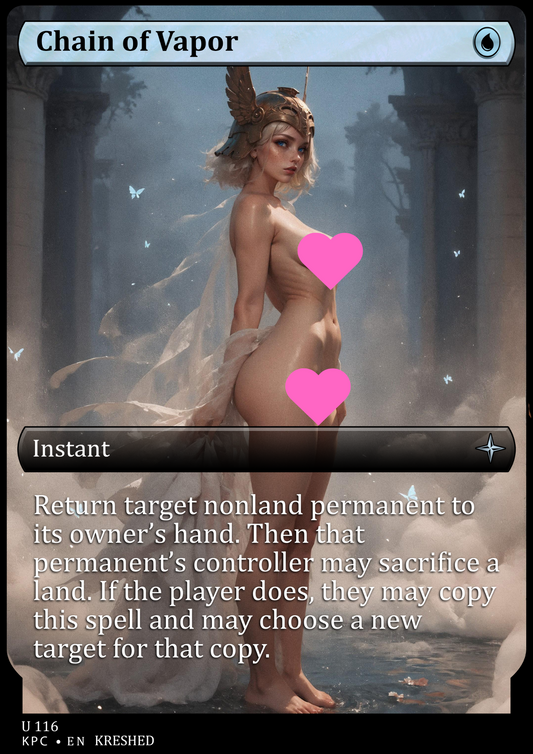 Chain of Vapor - NSFW Waifu MTG Foil Proxy