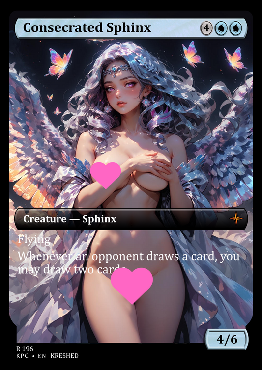 Consecrated Sphinx  - NSFW Waifu MTG Foil Proxy