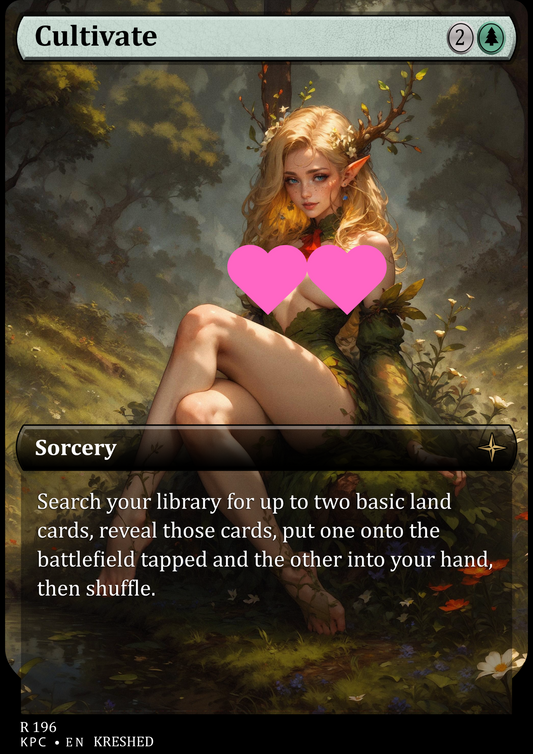 Cultivate - NSFW Waifu MTG Foil Proxy