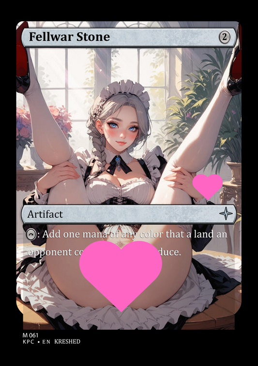 Fellwar Stone -  Nsfw Waifu MTG Foil Proxy