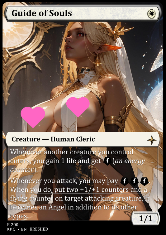 Guide of Souls -  Nsfw Waifu MTG Foil Proxy