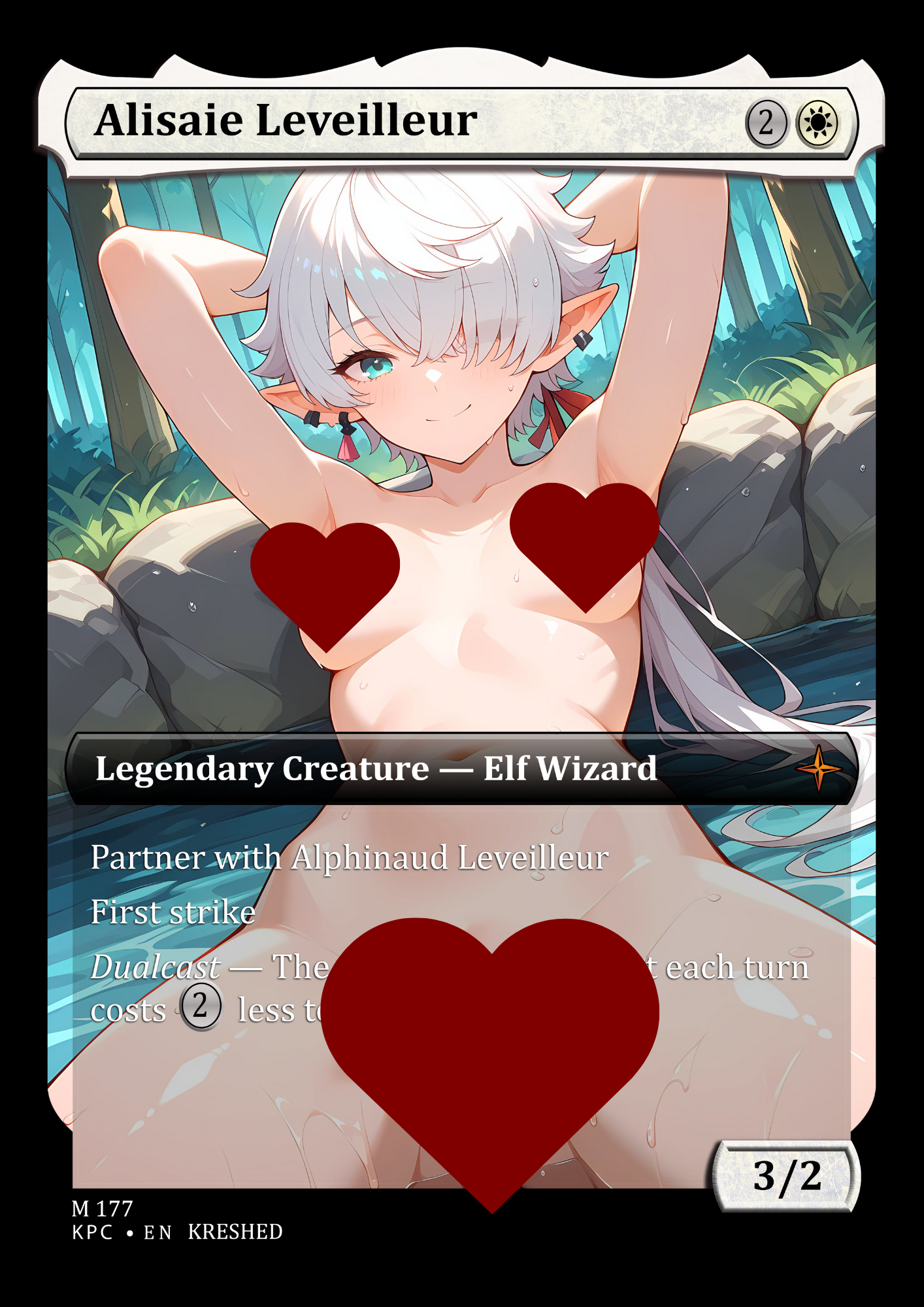 Alisaie Leveilleur NSFW Waifu MTG Foil Proxy