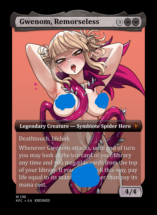 Gwenom - Toga NSFW Waifu MTG Foil Proxy