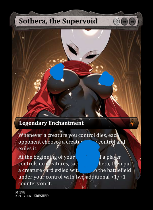 Sothera, the Supervoid - Hornet Hollow Night NSFW Waifu MTG Foil Proxy