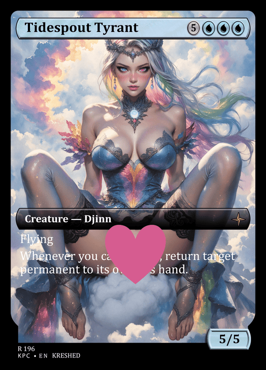 Tidespout Tyrant NSFW Waifu MTG Foil Proxy