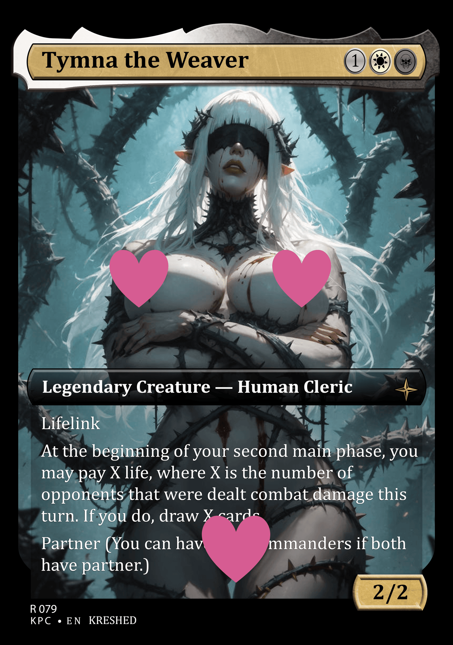 Tymna the Weaver NSFW Waifu MTG Foil Proxy