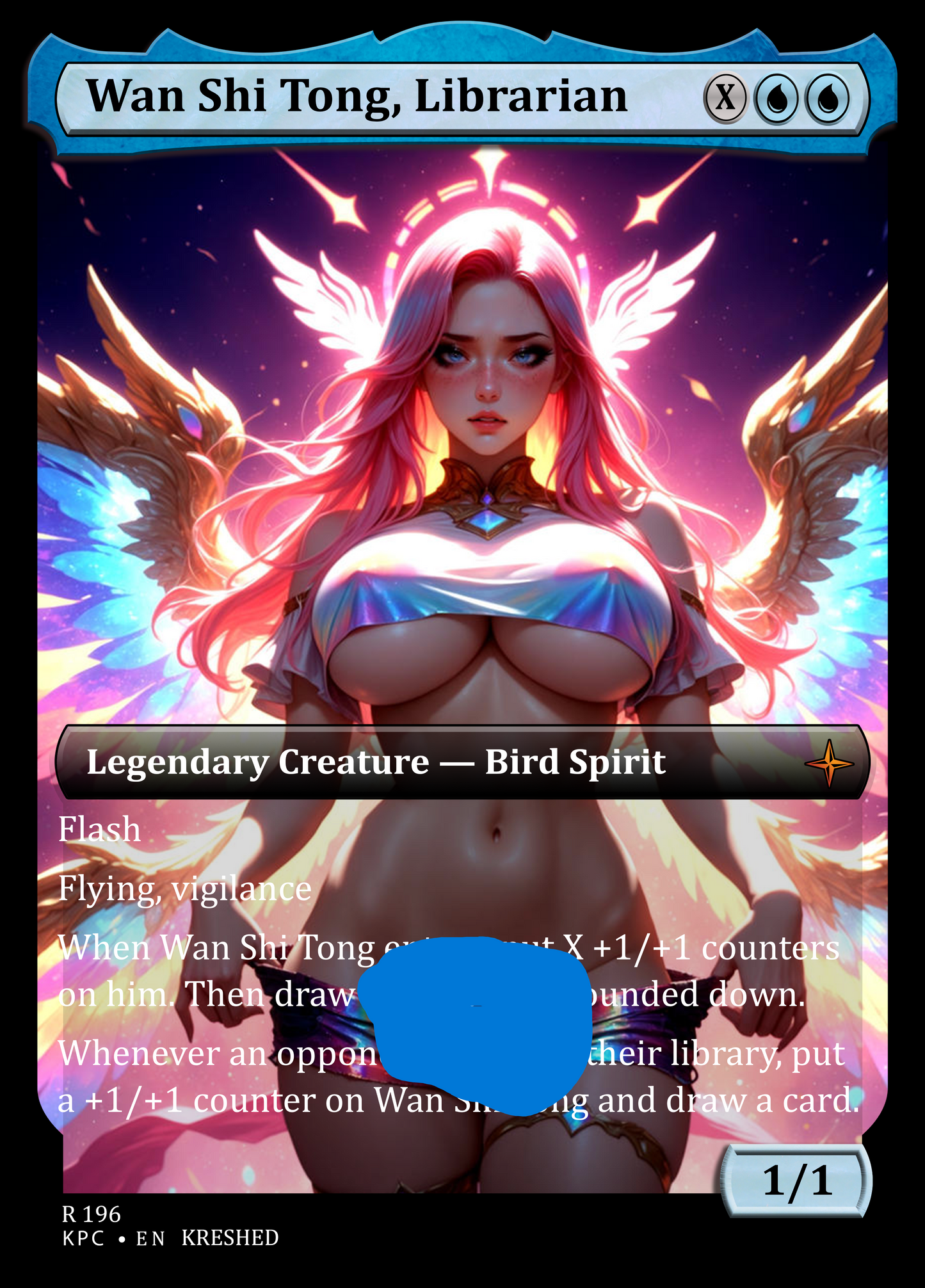 Wan Shi Tong, Librarian - Avatar NSFW Waifu MTG Foil Proxy