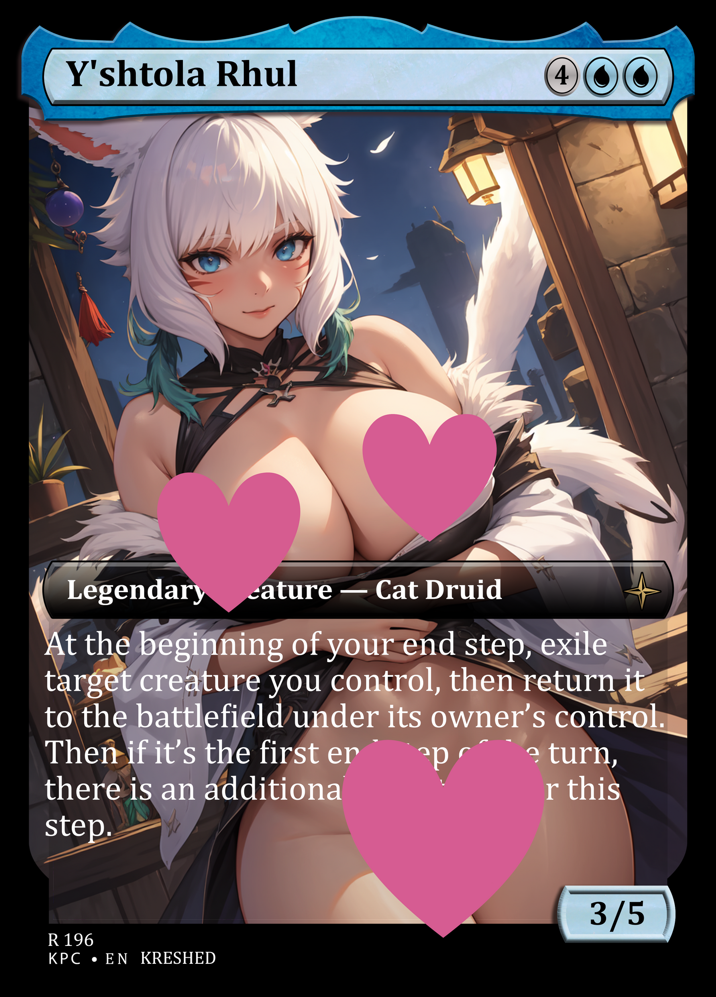 Y'shtola Rhul NSFW Waifu MTG Foil Proxy