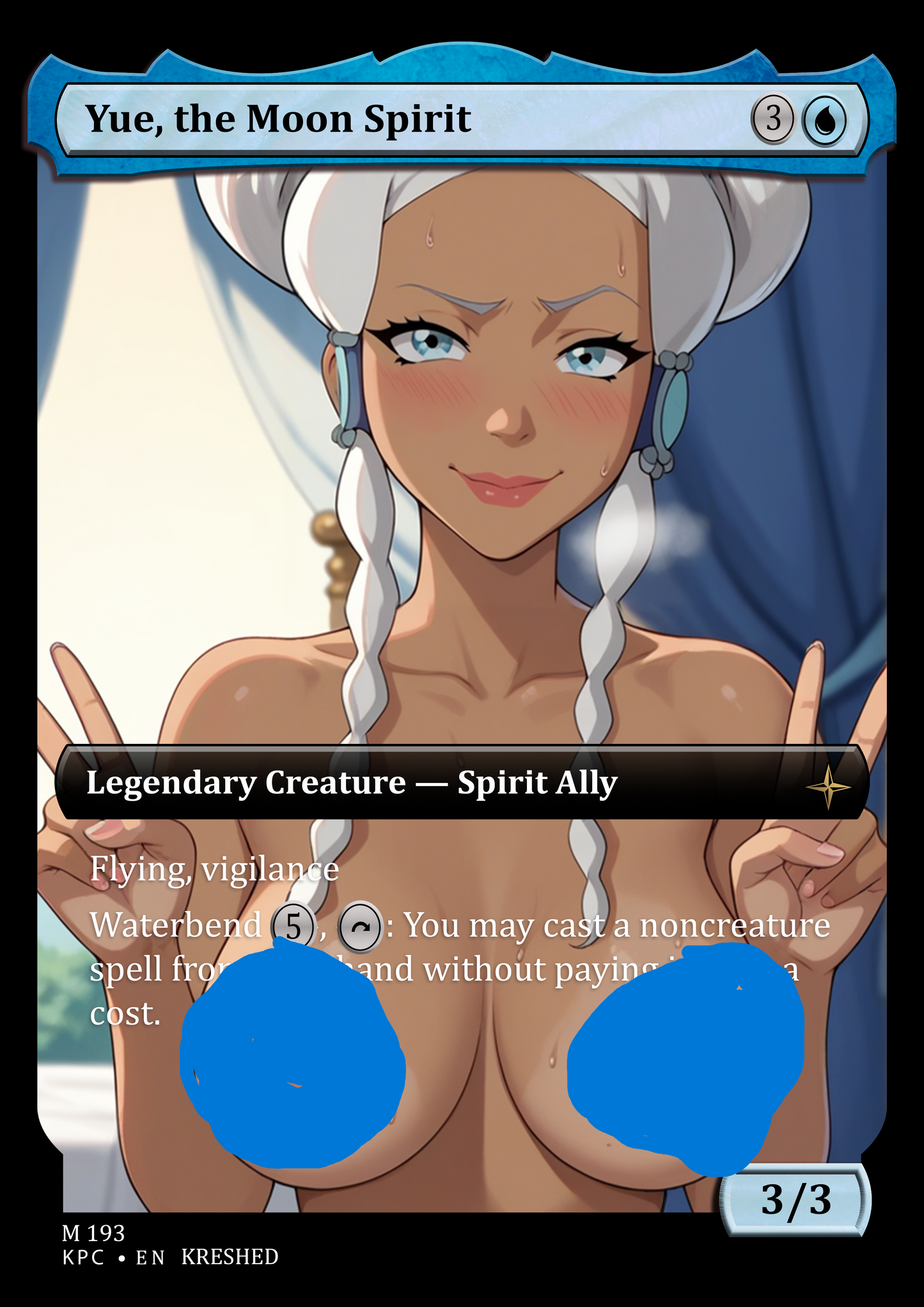 Yue, the Moon Spirit - Avatar NSFW Waifu MTG Foil Proxy