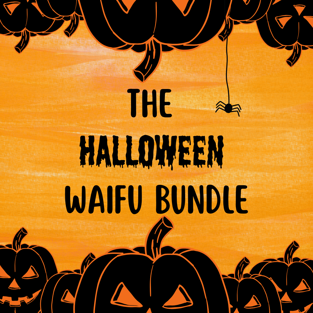 Waifu Halloween Bundle  – 7 Limited Edition Foil Waifu Proxy Cards