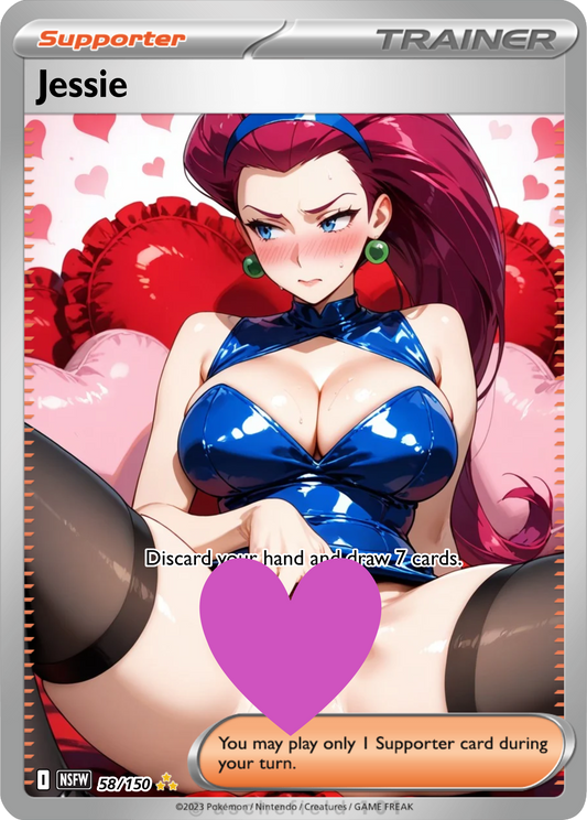 Jessie NSFW Waifu Furry pokemon Foil Proxy