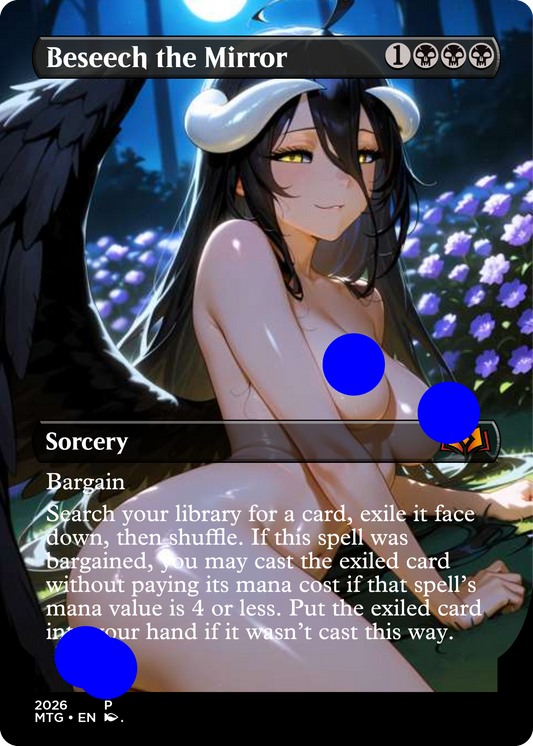 Beseech the Mirror, NSFW Waifu MTG Foil Proxy