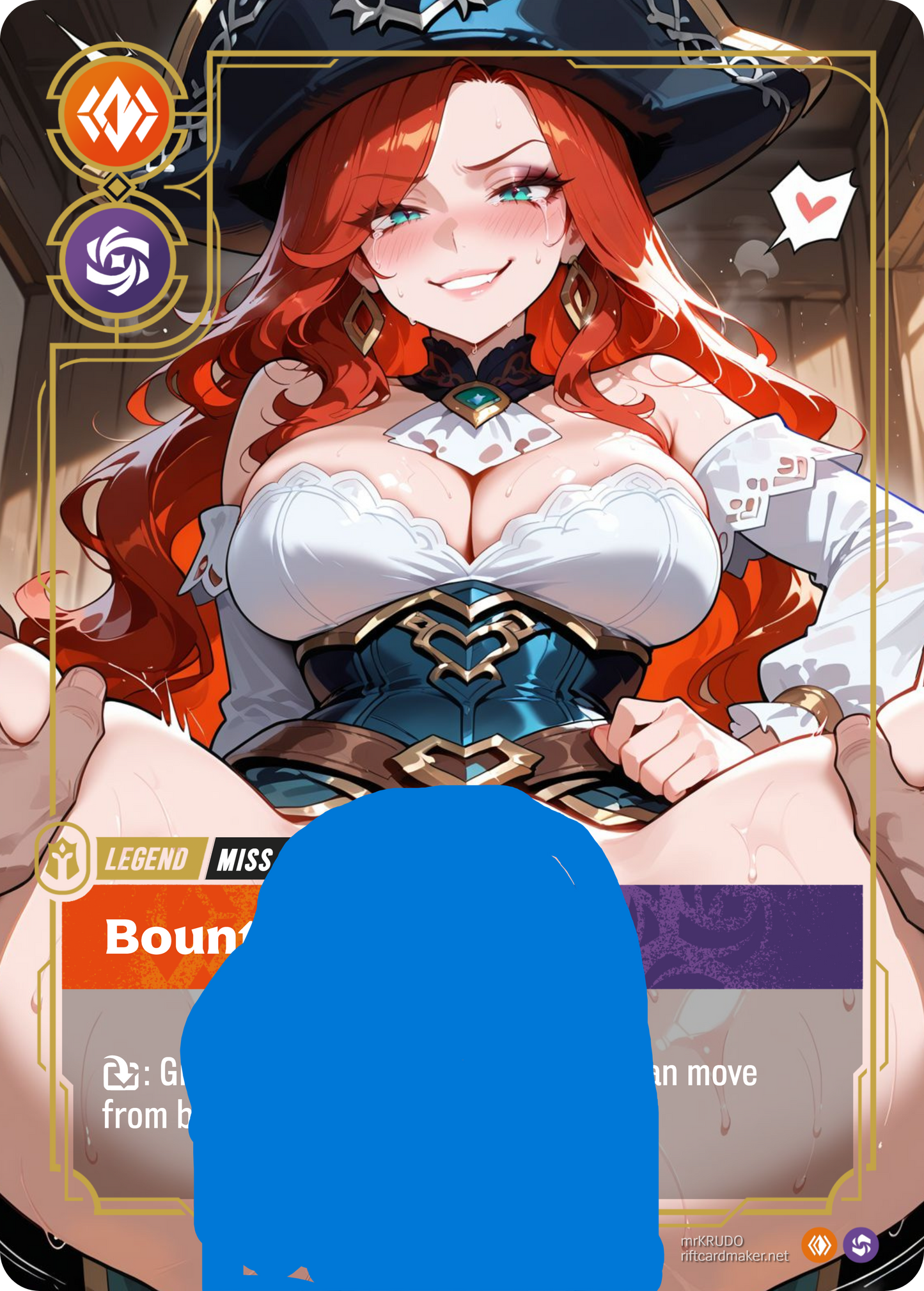 Miss Fortune, Bounty Hunter - NSFW Waifu Riftbound  Foil Proxy