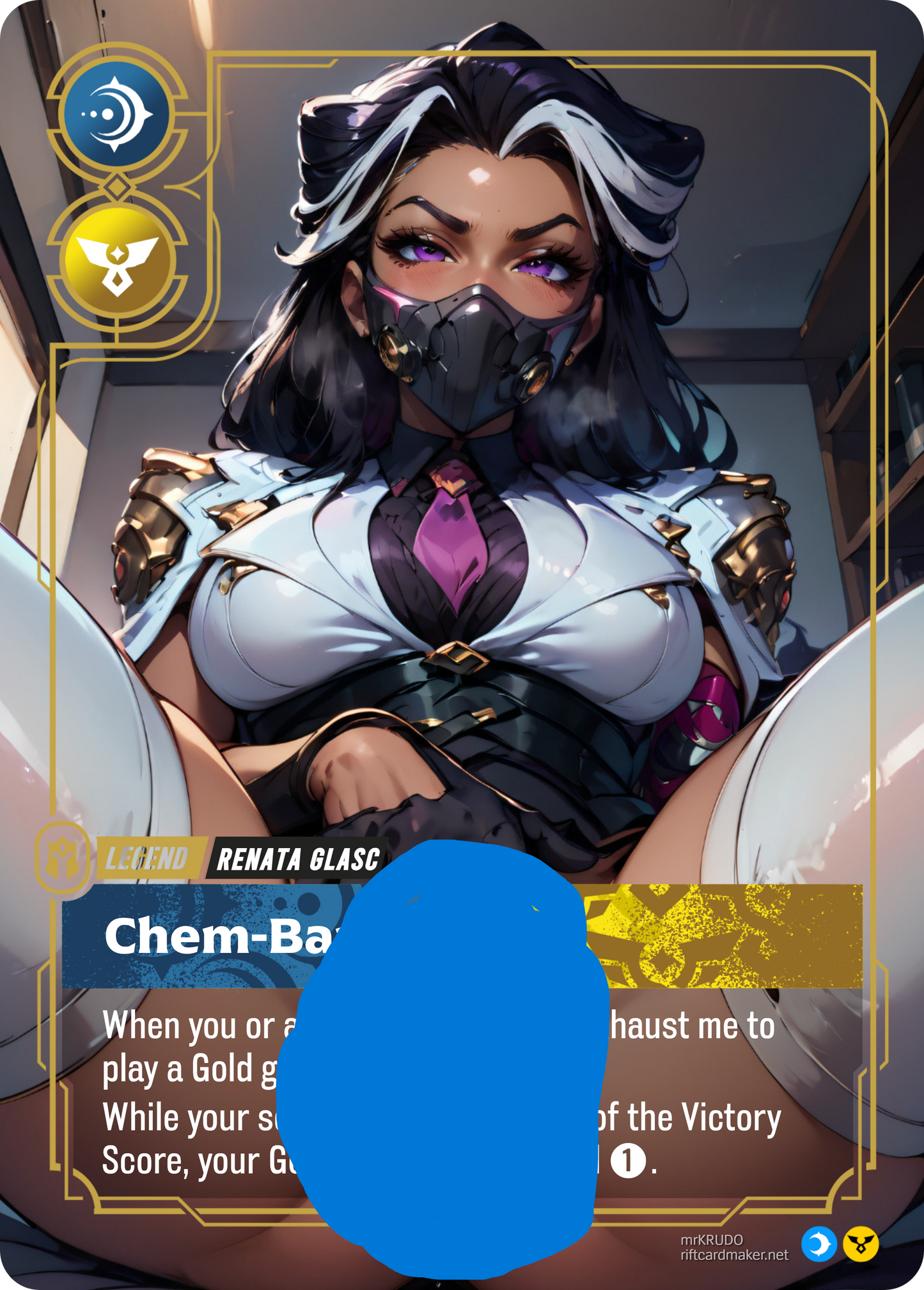 Renata Glasc, Chem Baroness - NSFW Waifu Riftbound  Foil Proxy