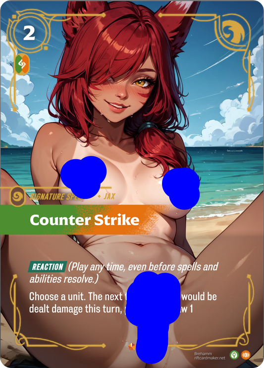 Counter Strike Waifu Riftbound Foil Proxy