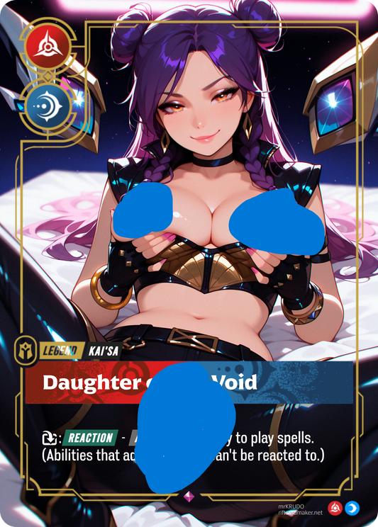 Kai'sa, Daughter of the Void - NSFW Waifu Riftbound Foil Proxy