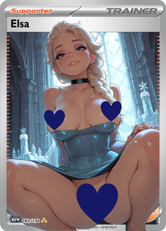 Elsa NSFW Waifu pokemon Foil Proxy