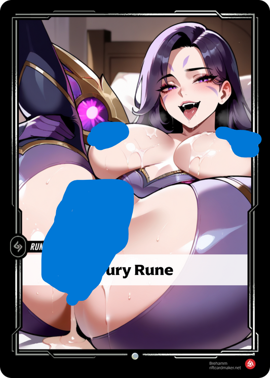 Fury Rune Kai'sa - NSFW Waifu Riftbound Foil Proxy