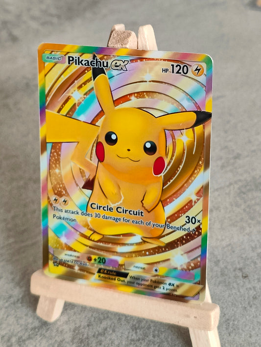 Pikachu EX Genetic Apex  pocket app tcg proxy Pokemon card Holo