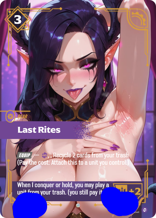 Last Rites- NSFW Waifu Riftbound Foil Proxy