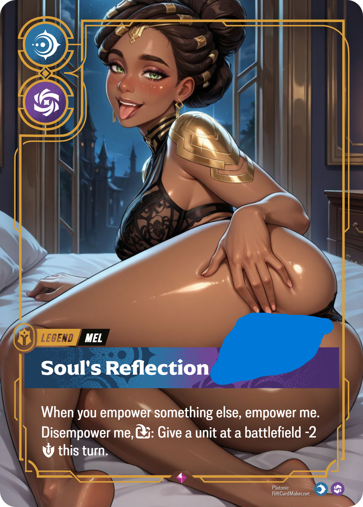 Mel, Soul's Reflection - Waifu Riftbound Foil Proxy
