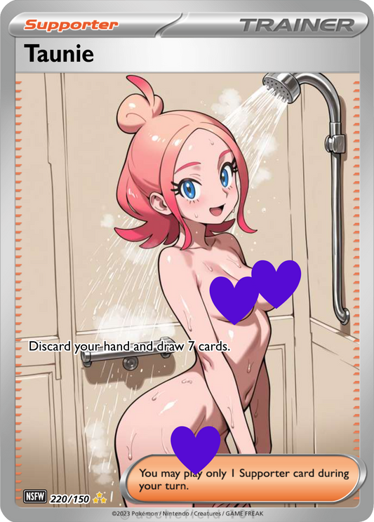 Taunie NSFW Waifu Furry pokemon Foil Proxy