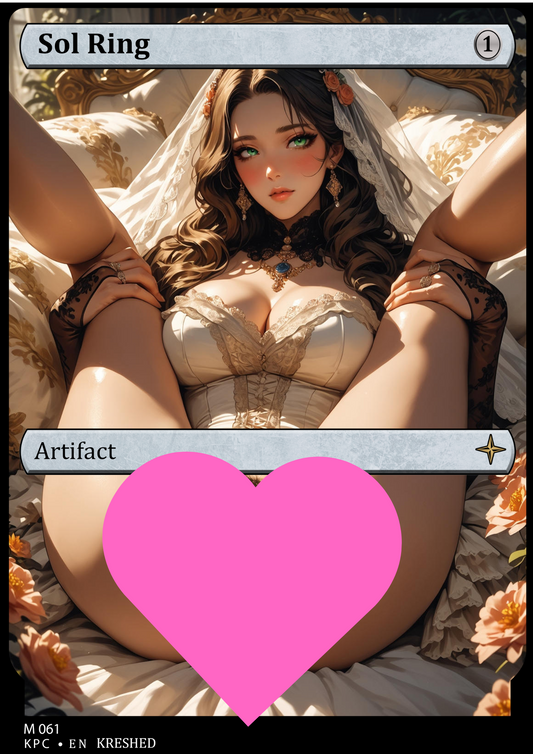 Sol Ring, NSFW Waifu MTG Foil Proxy