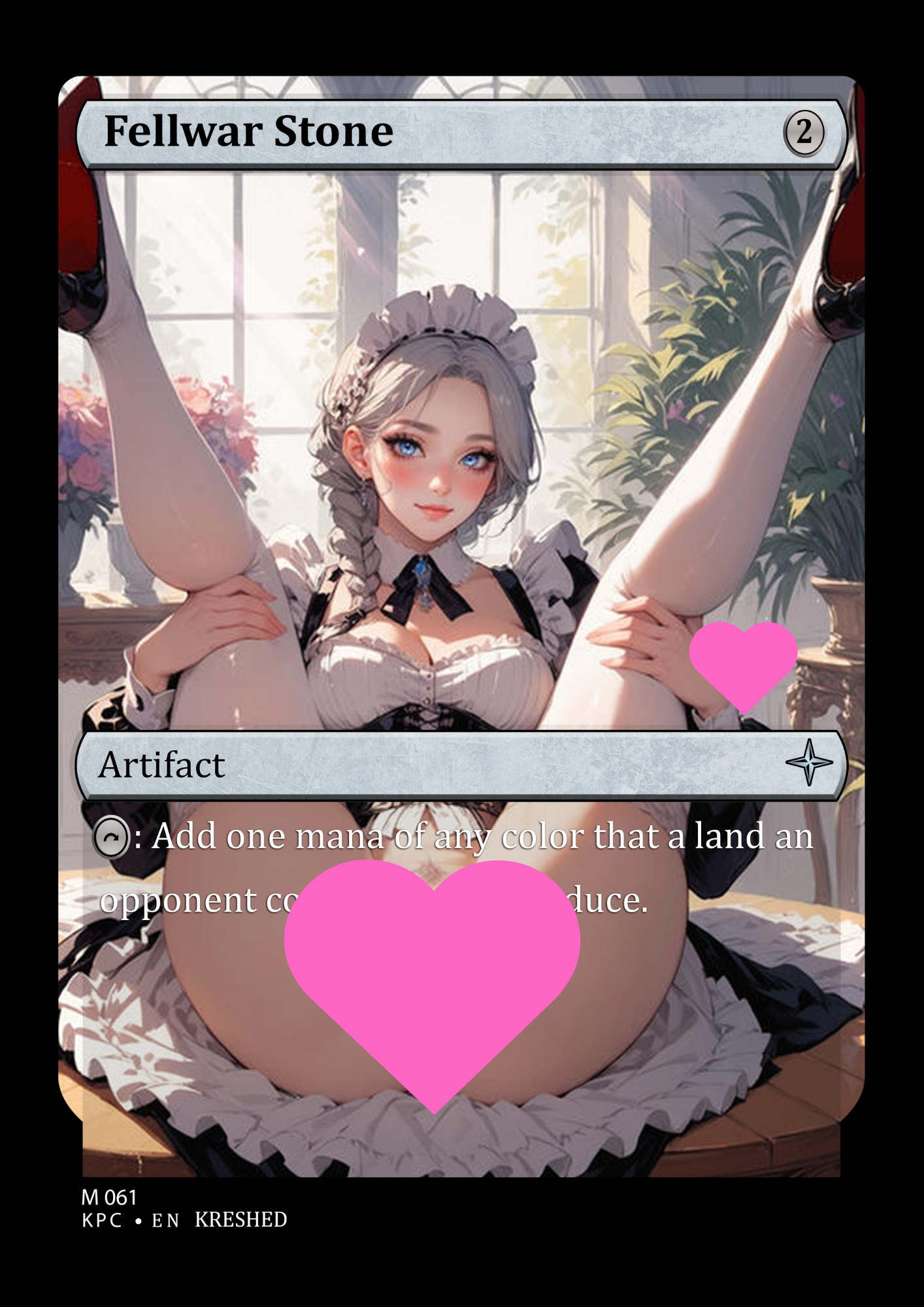 Fellwar Stone -  Nsfw Waifu MTG Foil Proxy