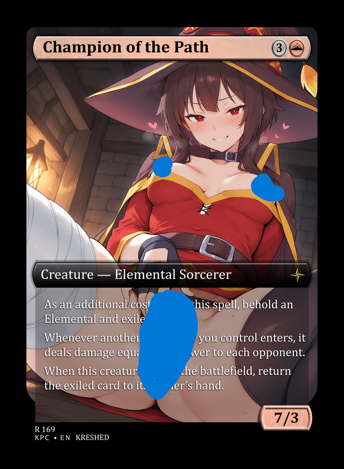 Champion of the Path - Lorwyn NSFW Waifu MTG Foil Proxy