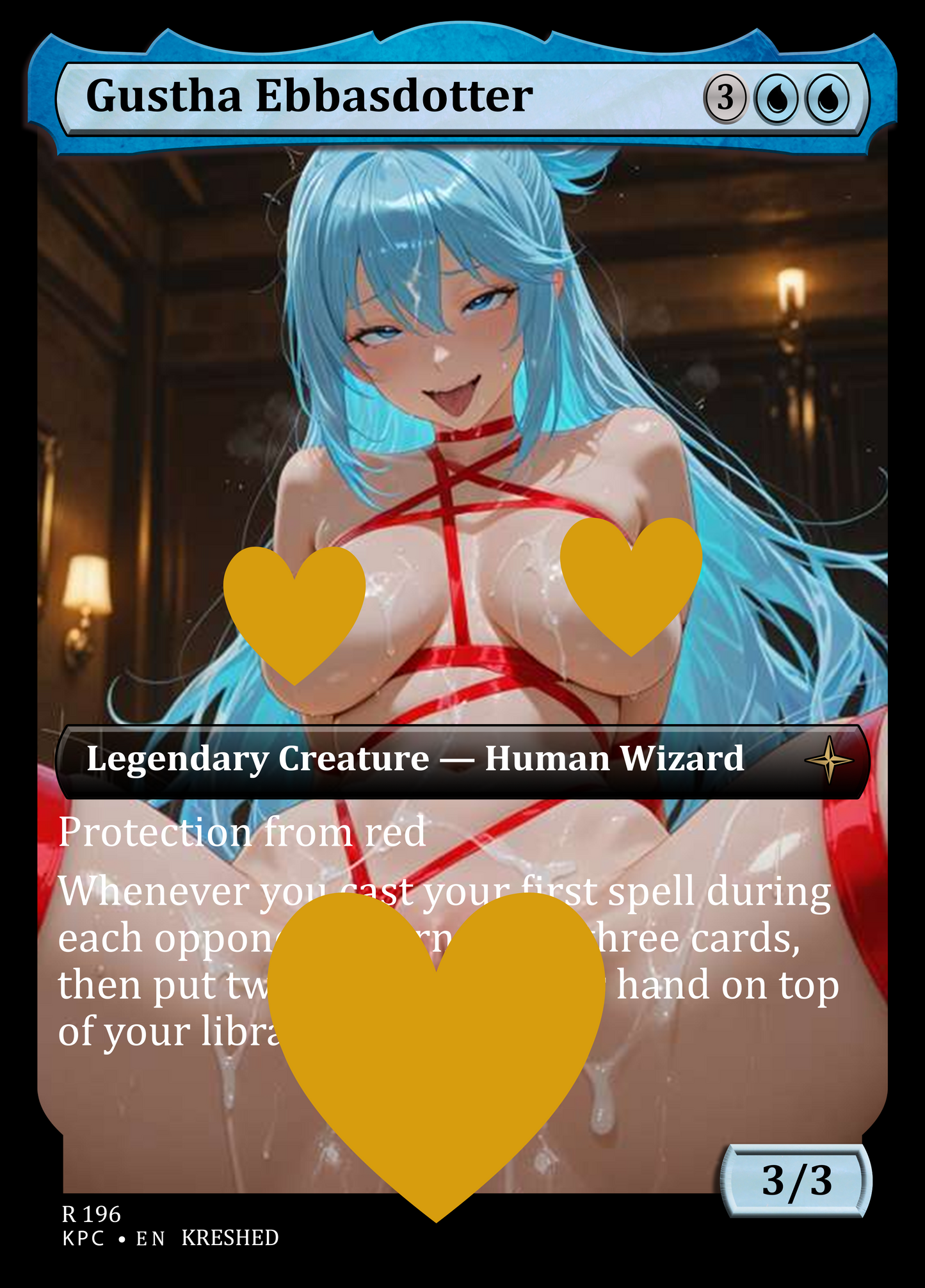 Gustha Ebbasdotter NSFW Waifu MTG Foil Proxy