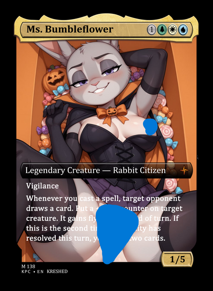 Waifu Halloween Bundle  – 7 Limited Edition Foil Waifu Proxy Cards