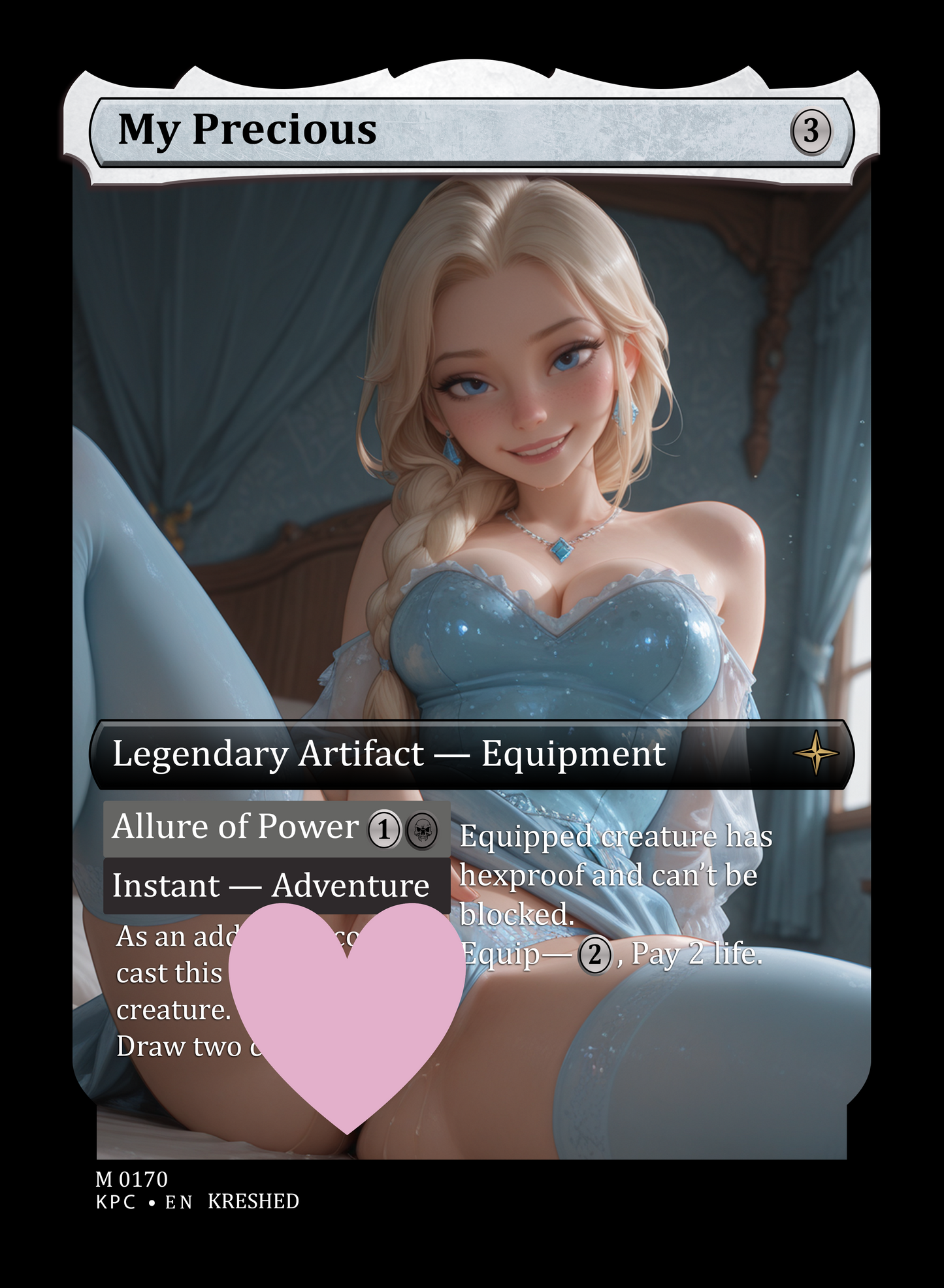 My Precious NSFW Waifu MTG Foil Proxy