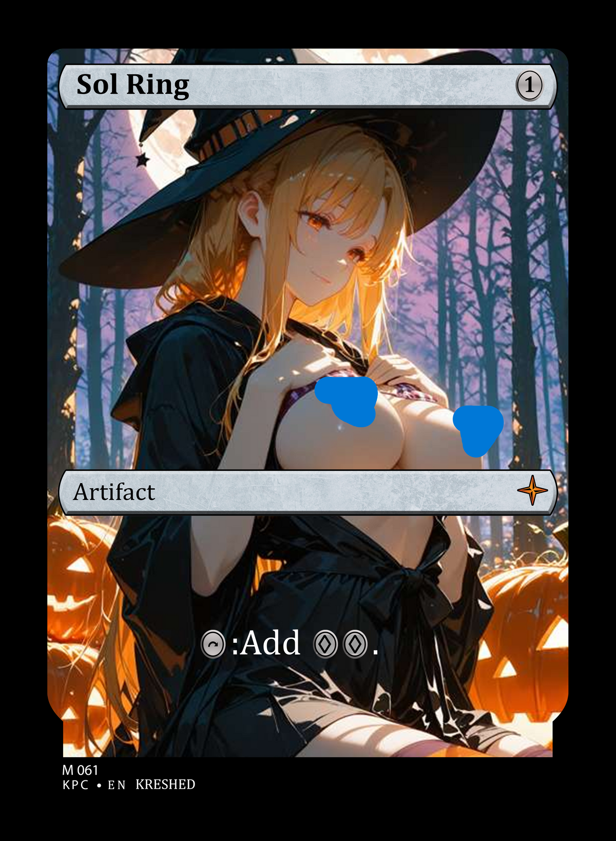Waifu Halloween Bundle  – 7 Limited Edition Foil Waifu Proxy Cards
