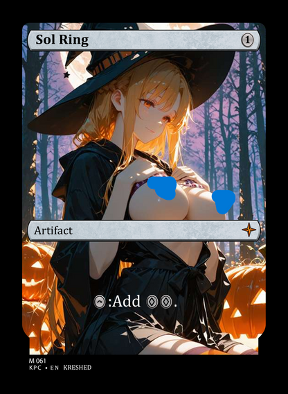 Waifu Halloween Bundle  – 7 Limited Edition Foil Waifu Proxy Cards