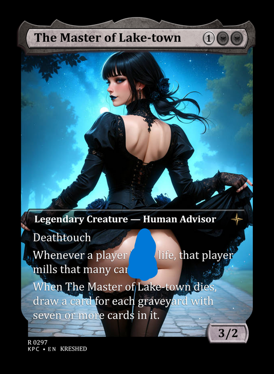 The Master of Lake Town - NSFW Waifu MTG Foil Proxy